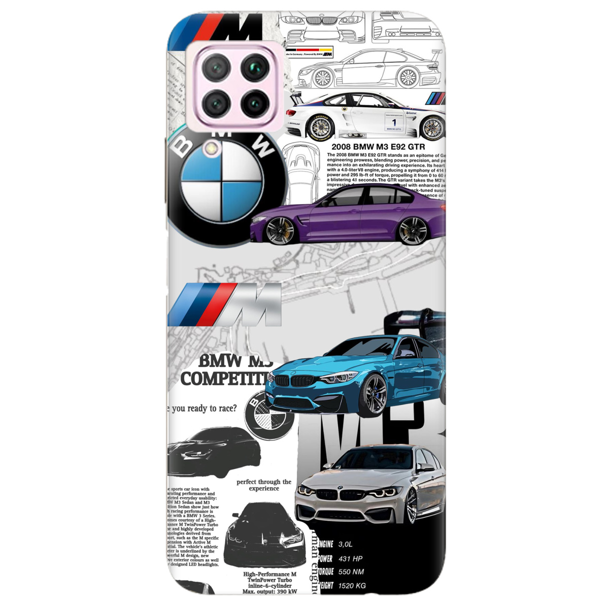 Чохол для Huawei P40 Lite BMW - фото 1 - Чохли для телефонів