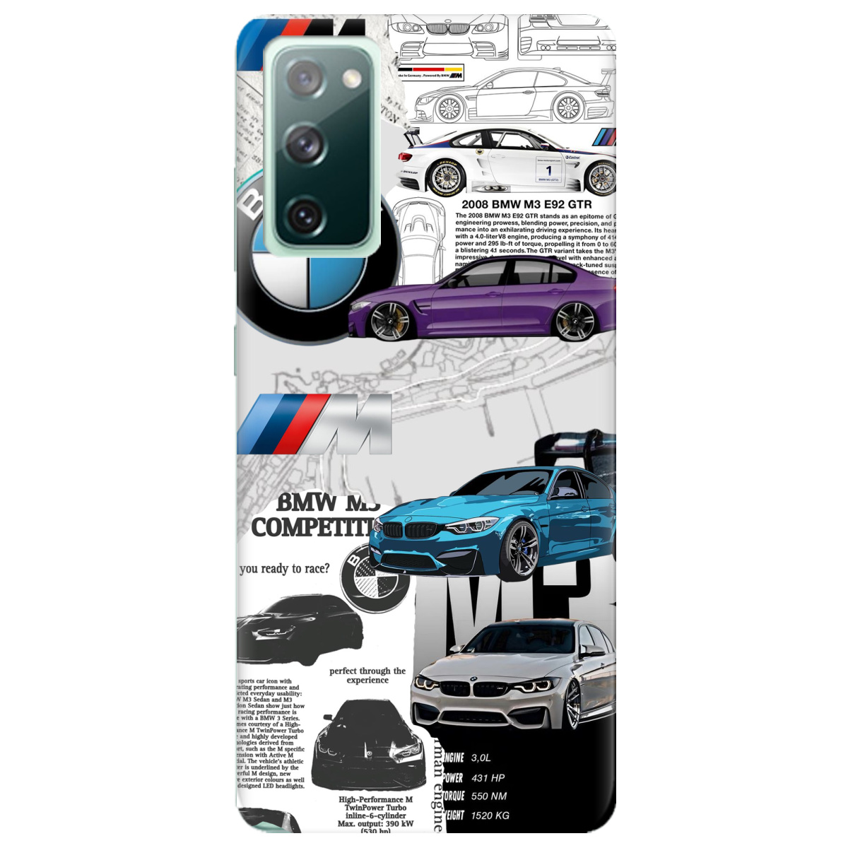 Чохол для Samsung Galaxy S20 FE BMW - фото 1 - Чохли для телефонів