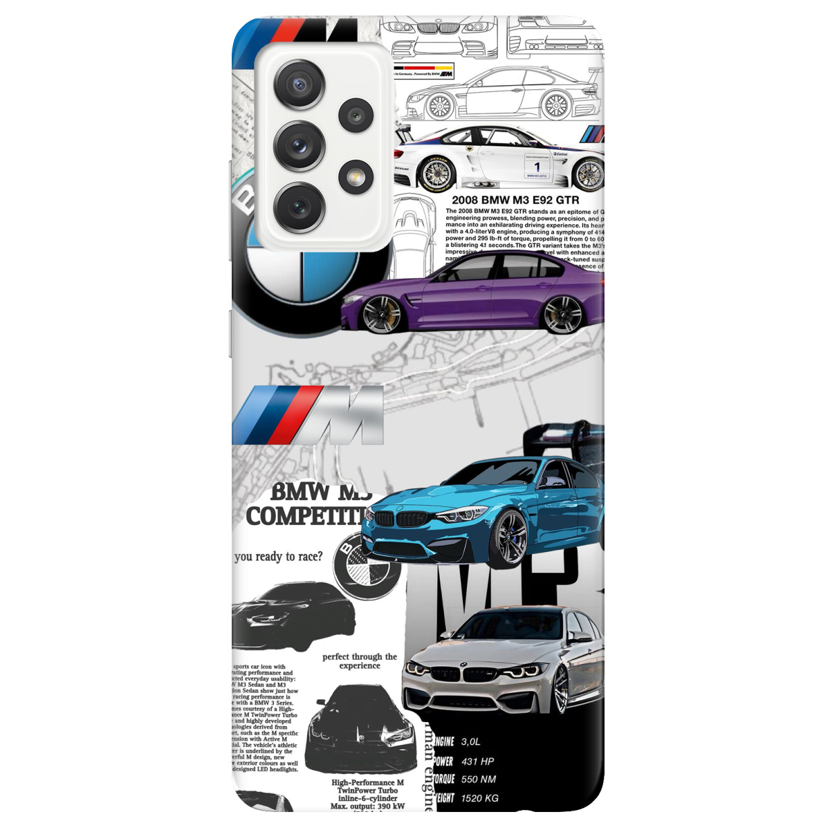 Чехол для Samsung Galaxy A72 BMW - фото 1 Чехол для Samsung Galaxy A72 BMW - фото 1 - Чехлы для телефонов