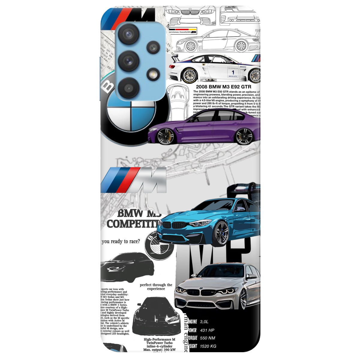 Чехол для Samsung Galaxy A32 4G BMW - фото 1 Чехол для Samsung Galaxy A32 4G BMW - фото 1 - Чехлы для телефонов