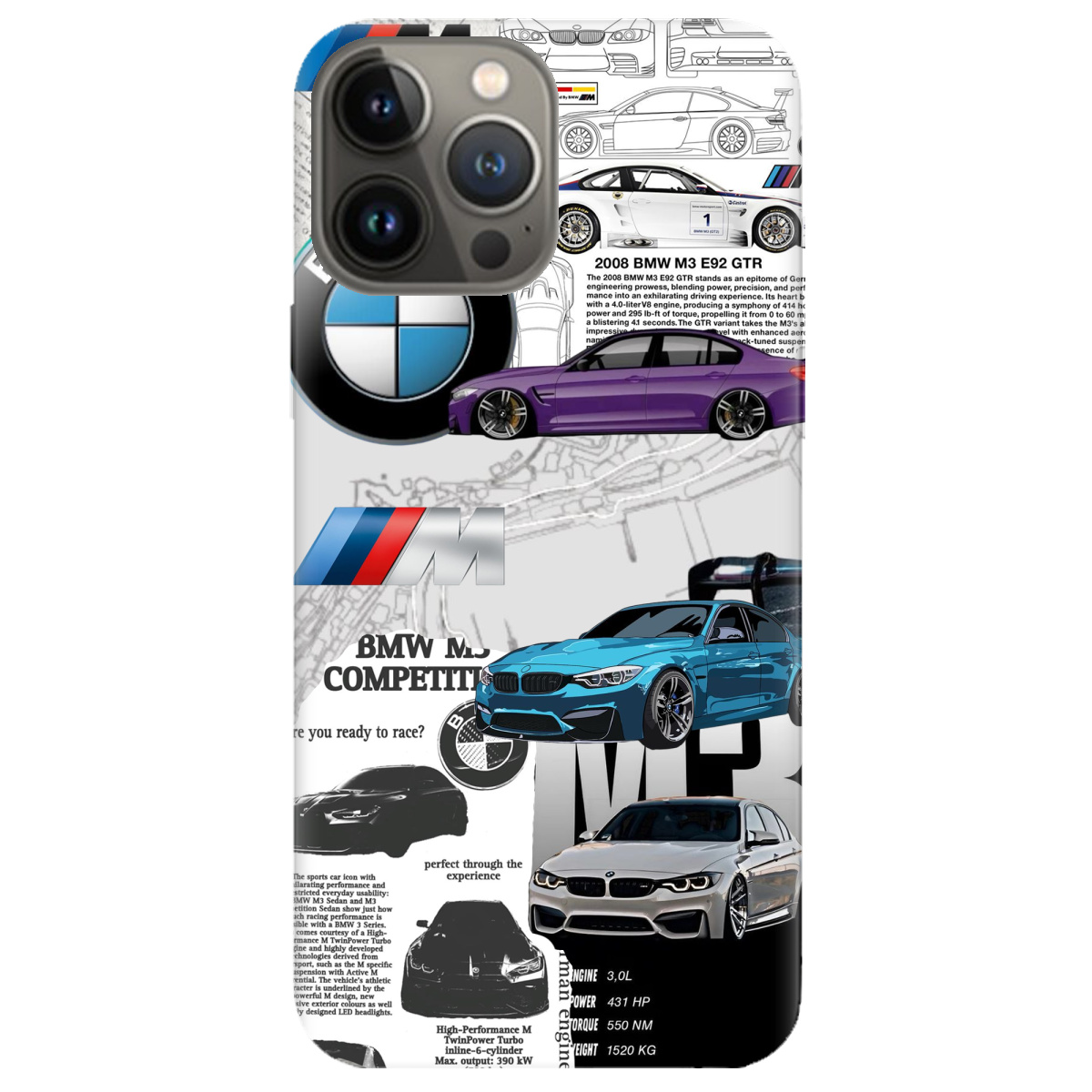 Чохол для Apple iPhone 13 Pro BMW - фото 1 - Чохли для телефонів