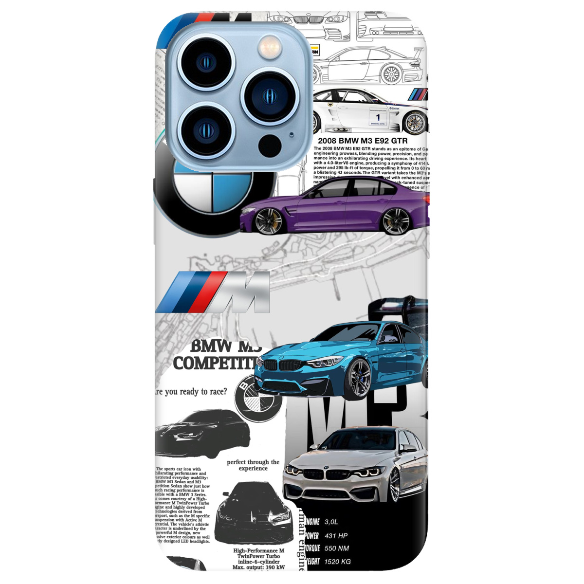 Чехол для Apple iPhone 13 Pro Max BMW - фото 1 - Чехлы для телефонов