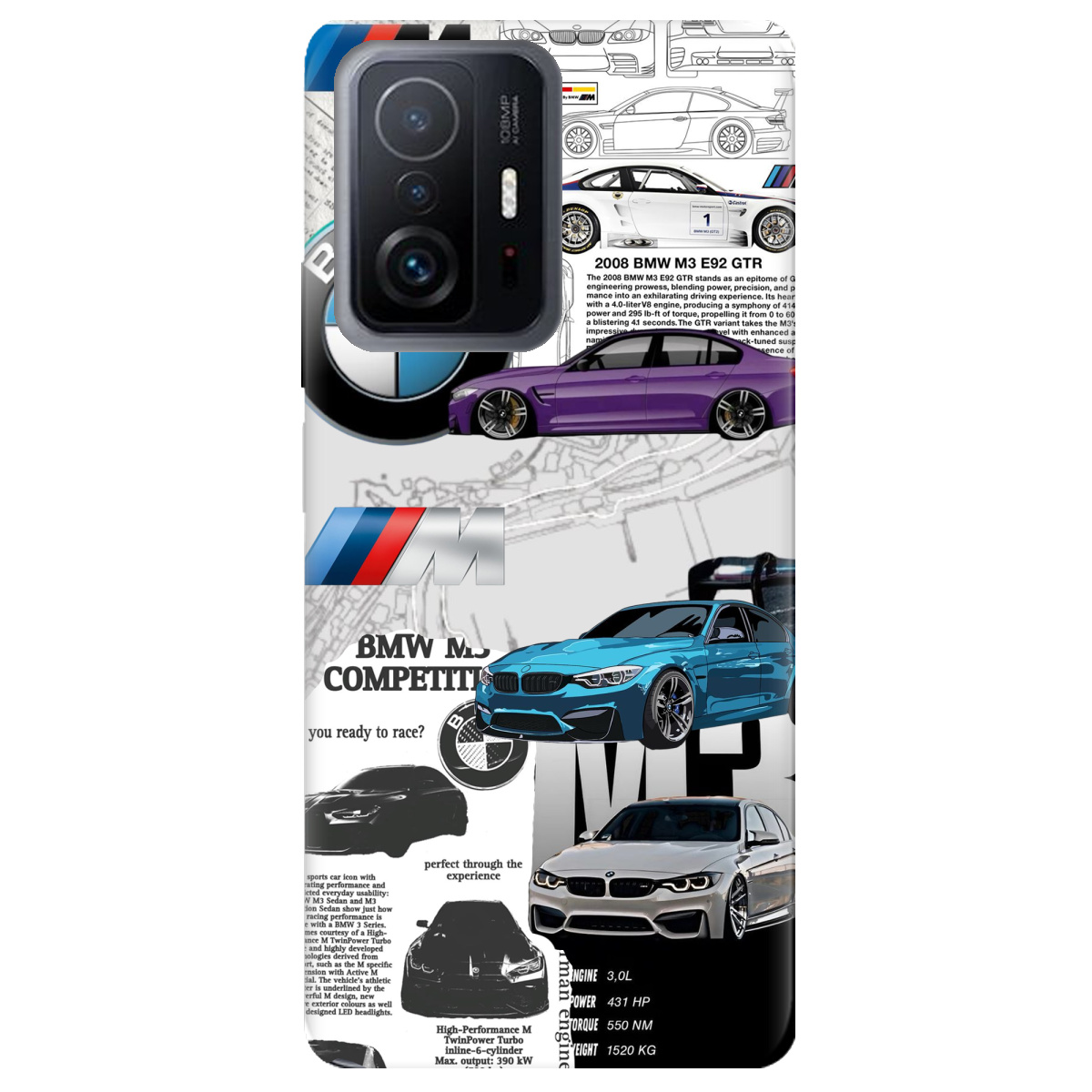 Чехол для Xiaomi 11T BMW - фото 1 - Чехлы для телефонов