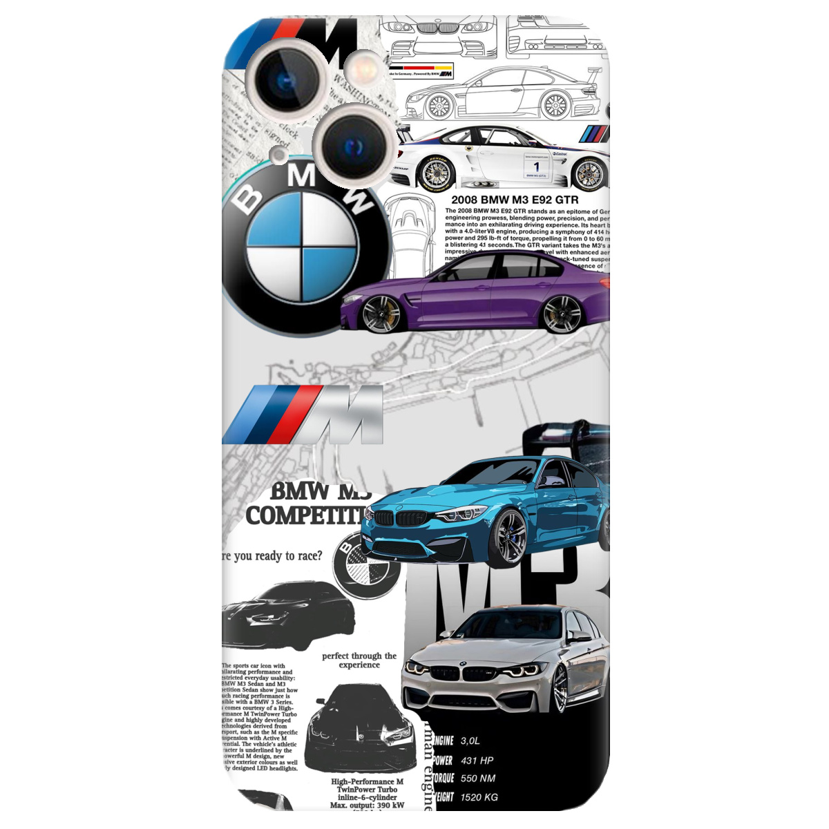 Чехол для Apple iPhone 13 Mini BMW - фото 1 - Чехлы для телефонов