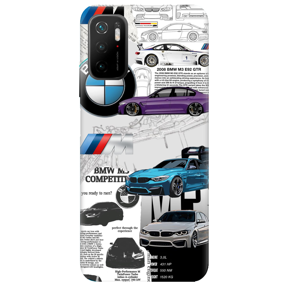 Чохол для Xiaomi Redmi Note 10 5G BMW - фото 1 - Чохли для телефонів