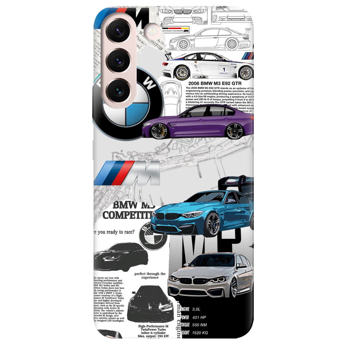 Чехол для Samsung Galaxy S22 BMW - фото 1 - Чехлы для телефонов