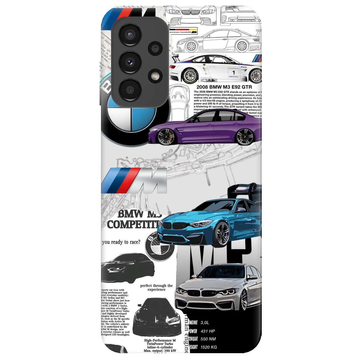 Чохол для Samsung Galaxy A13 4G BMW - фото 1 Чохол для Samsung Galaxy A13 4G BMW - фото 1 - Чохли для телефонів