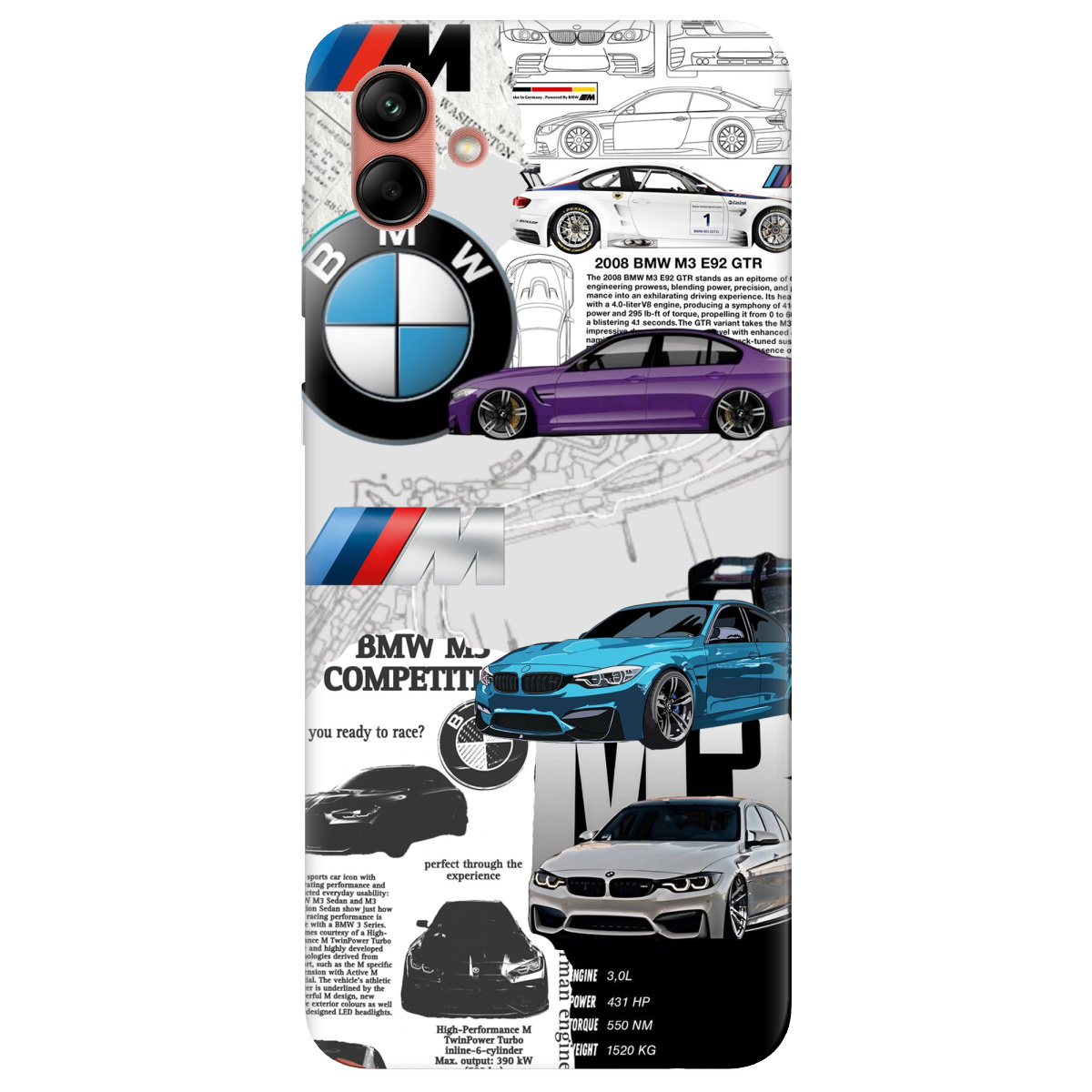 Чохол для Samsung Galaxy A04 BMW - фото 1 Чохол для Samsung Galaxy A04 BMW - фото 1 - Чохли для телефонів