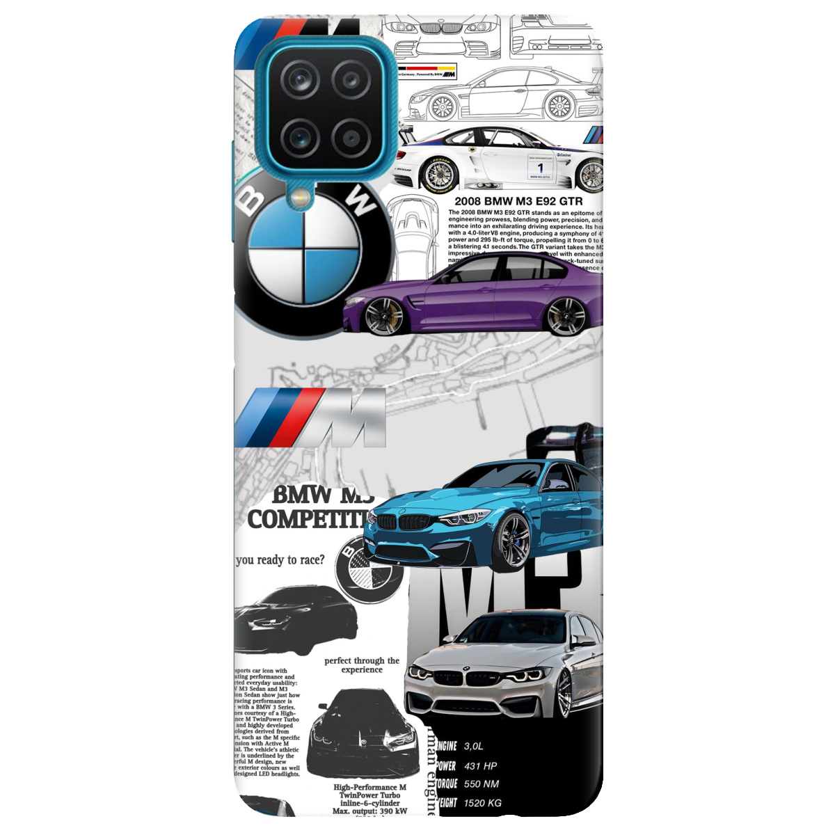 Чехол для Samsung Galaxy A12 5G BMW - фото 1 - Чехлы для телефонов