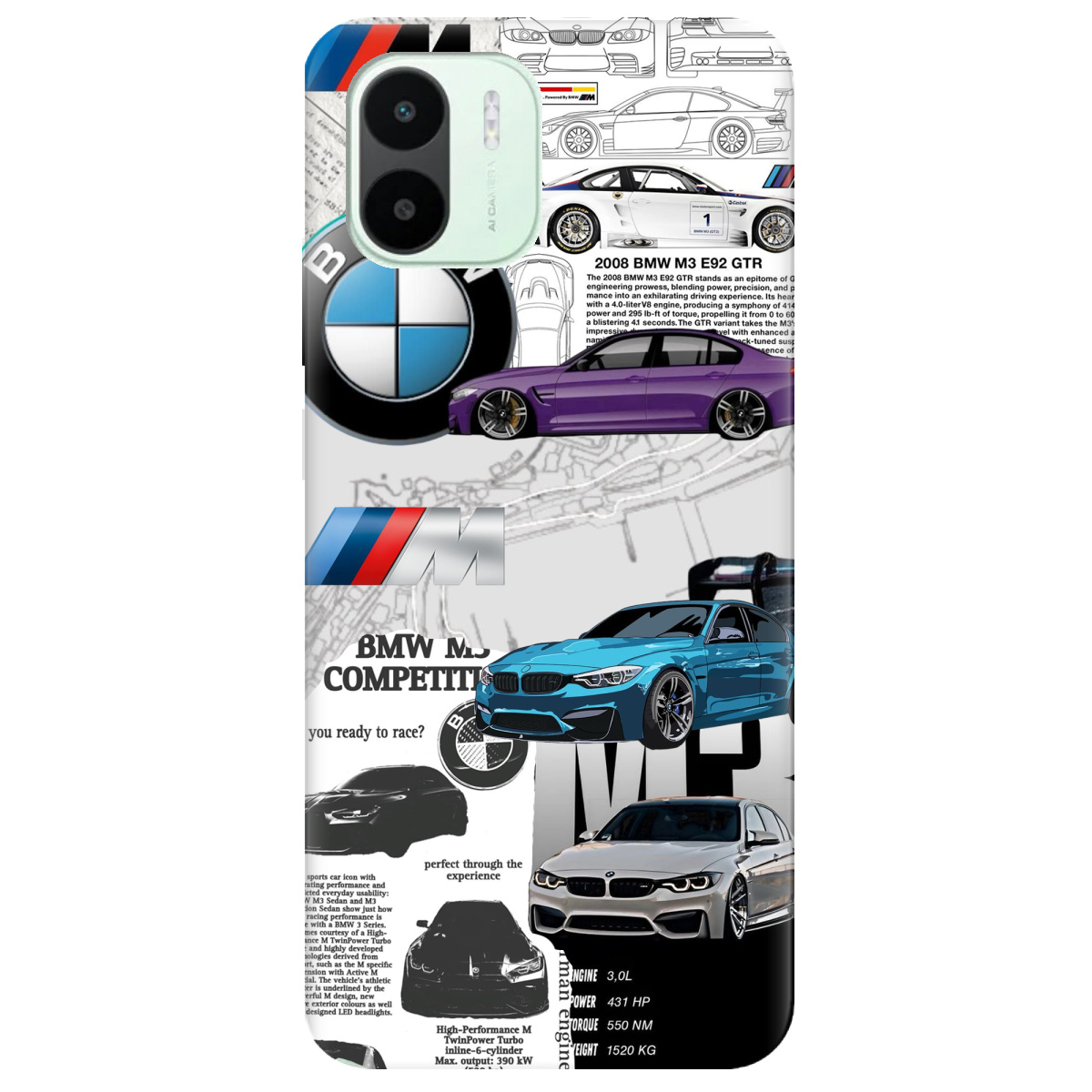 Чохол для Xiaomi Redmi A2 BMW - фото 1 - Чохли для телефонів