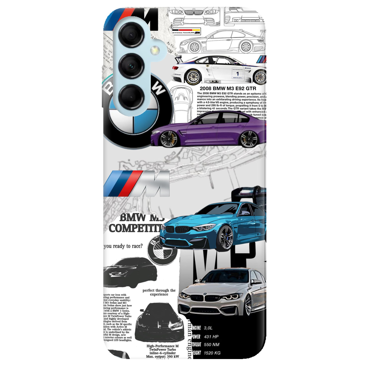 Чехол для Samsung Galaxy M14 5G BMW - фото 1 - Чехлы для телефонов