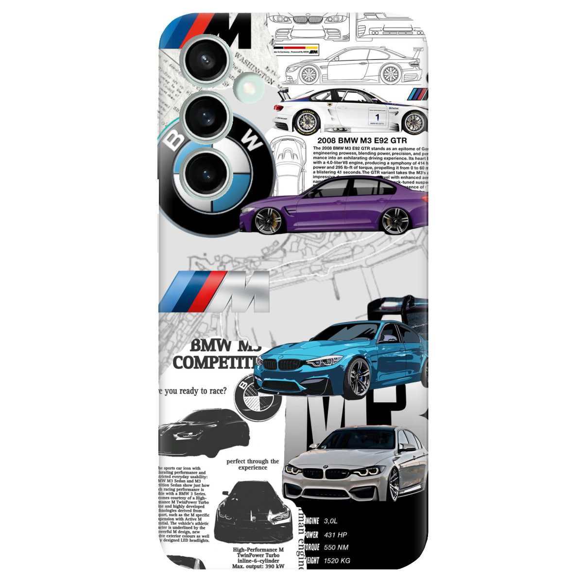 Чехол для Samsung Galaxy S23 FE BMW - фото 1 - Чехлы для телефонов