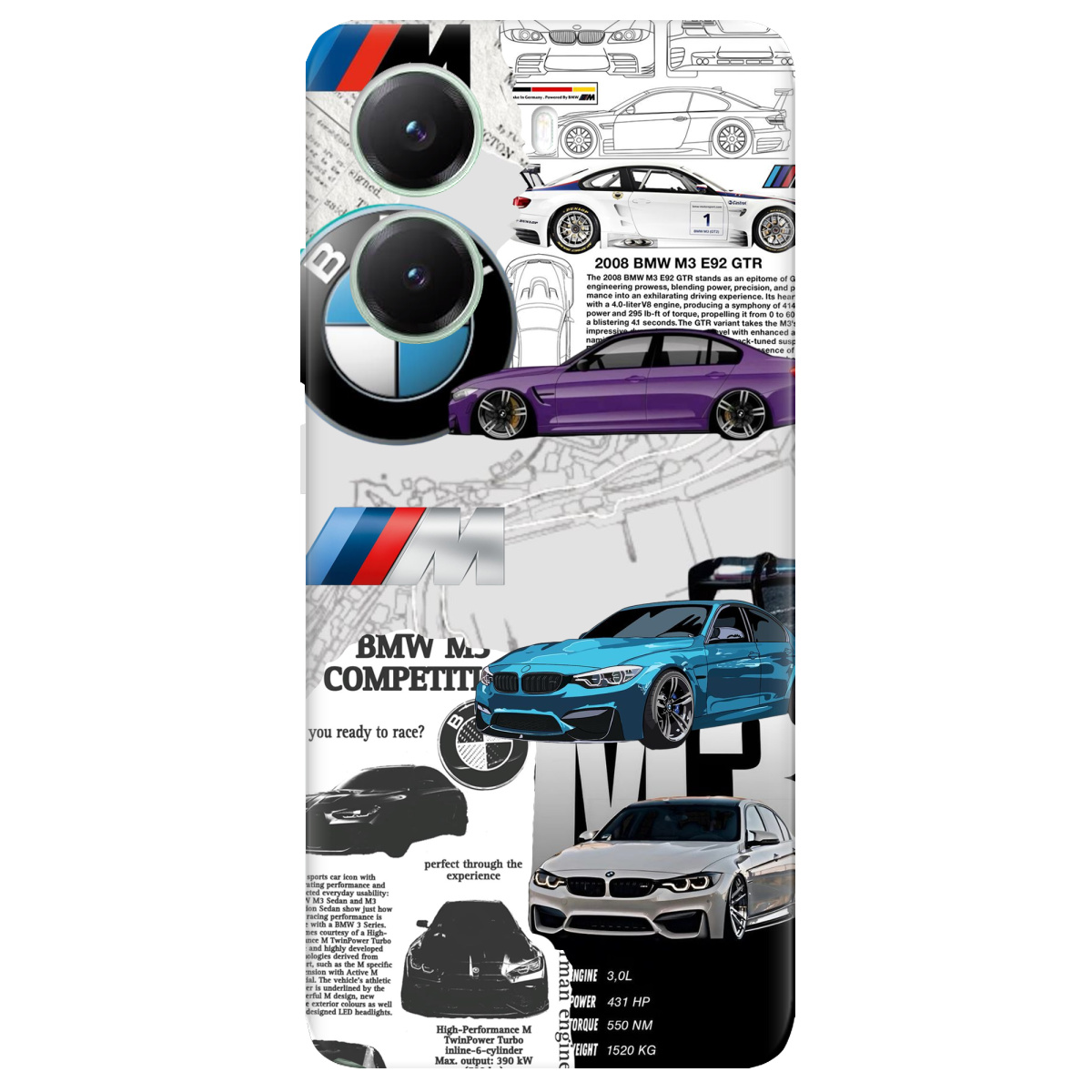 Чохол для Xiaomi Poco X7 Pro BMW - фото 1 - Чохли для телефонів