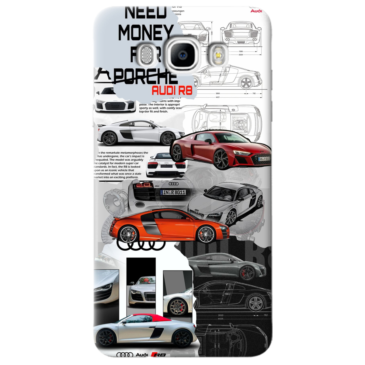 Чехол для Samsung Galaxy J7 2016 Audi - фото 1 - Чехлы для телефонов