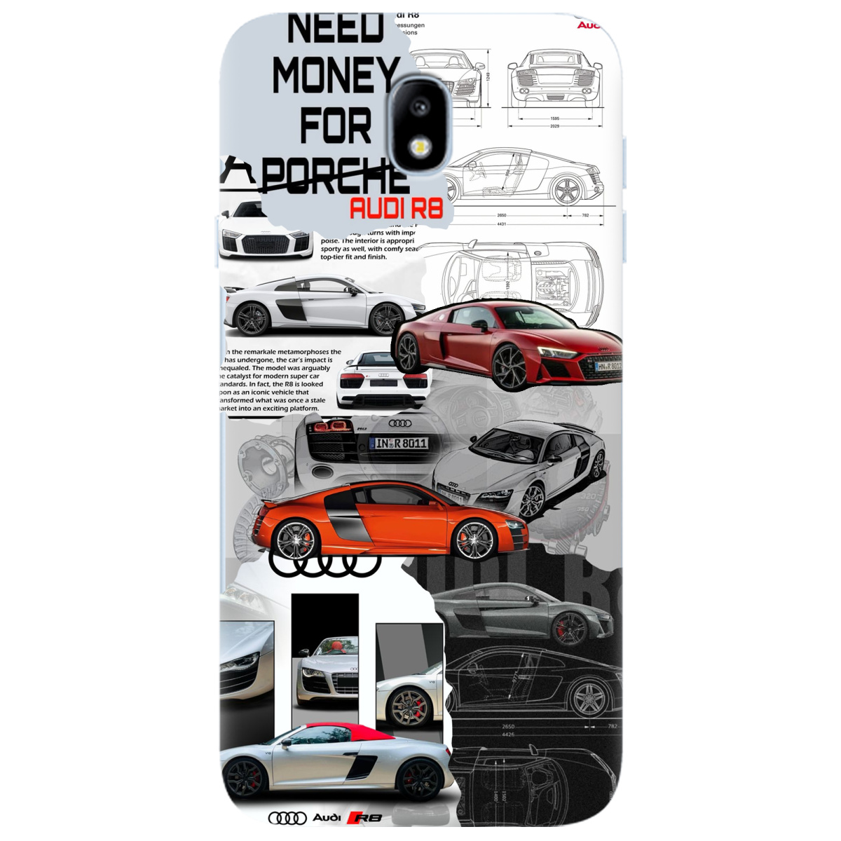 Чехол для Samsung Galaxy J7 2017 Audi - фото 1 - Чехлы для телефонов