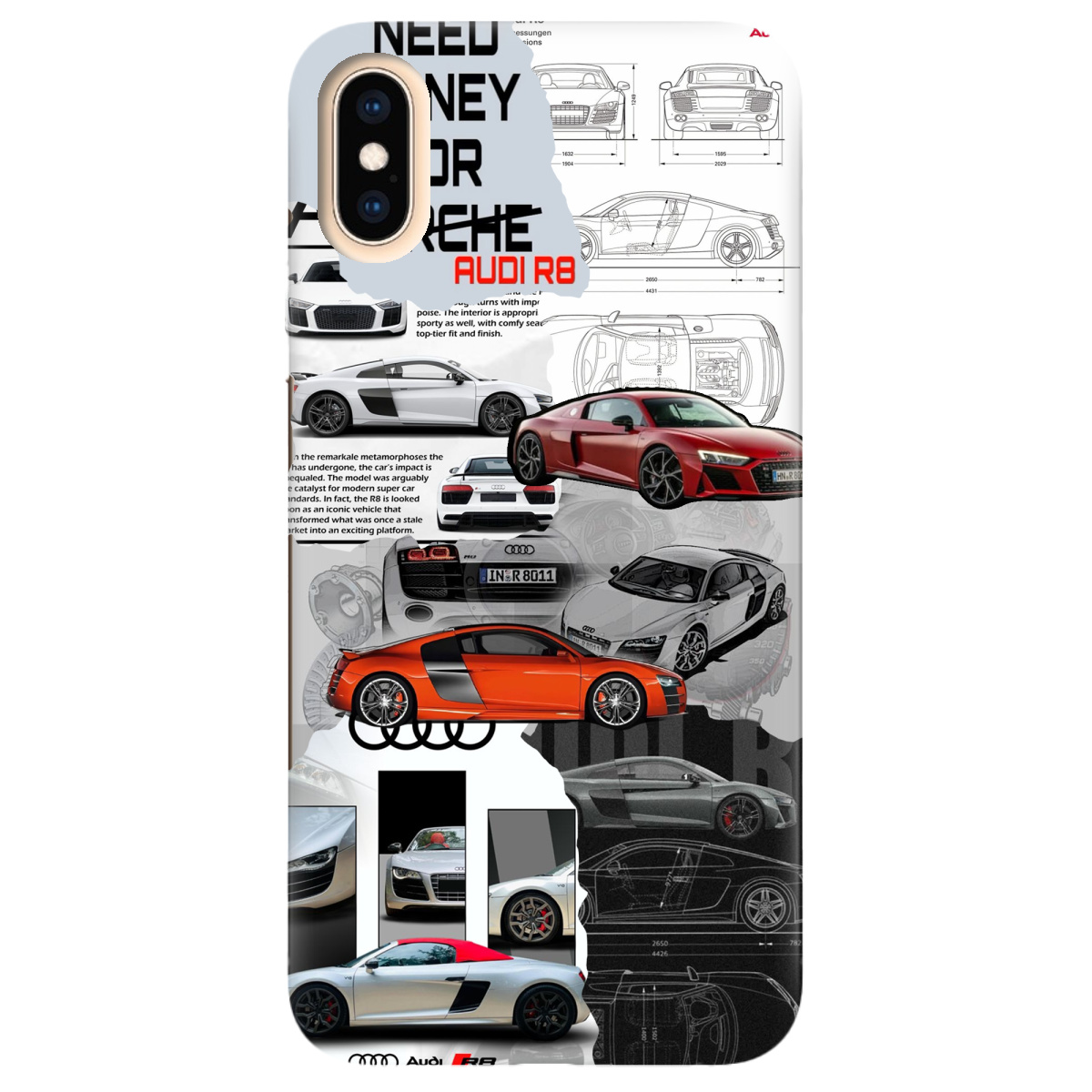Чехол для Apple iPhone X Audi - фото 1 Чехол для Apple iPhone X Audi - фото 1 - Чехлы для телефонов