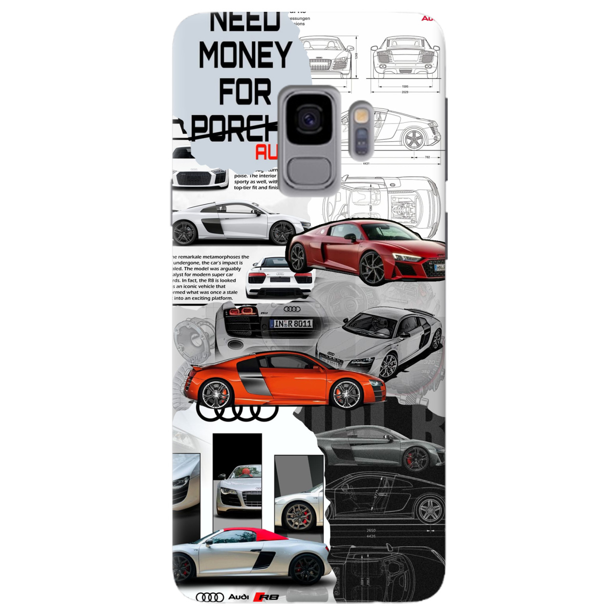 Чехол для Samsung Galaxy S9 Audi - фото 1 - Чехлы для телефонов