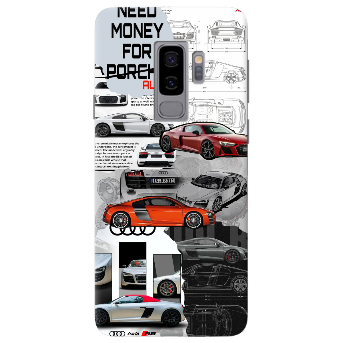 Чохол для Samsung Galaxy S9 Plus Audi - фото 1 - Чохли для телефонів