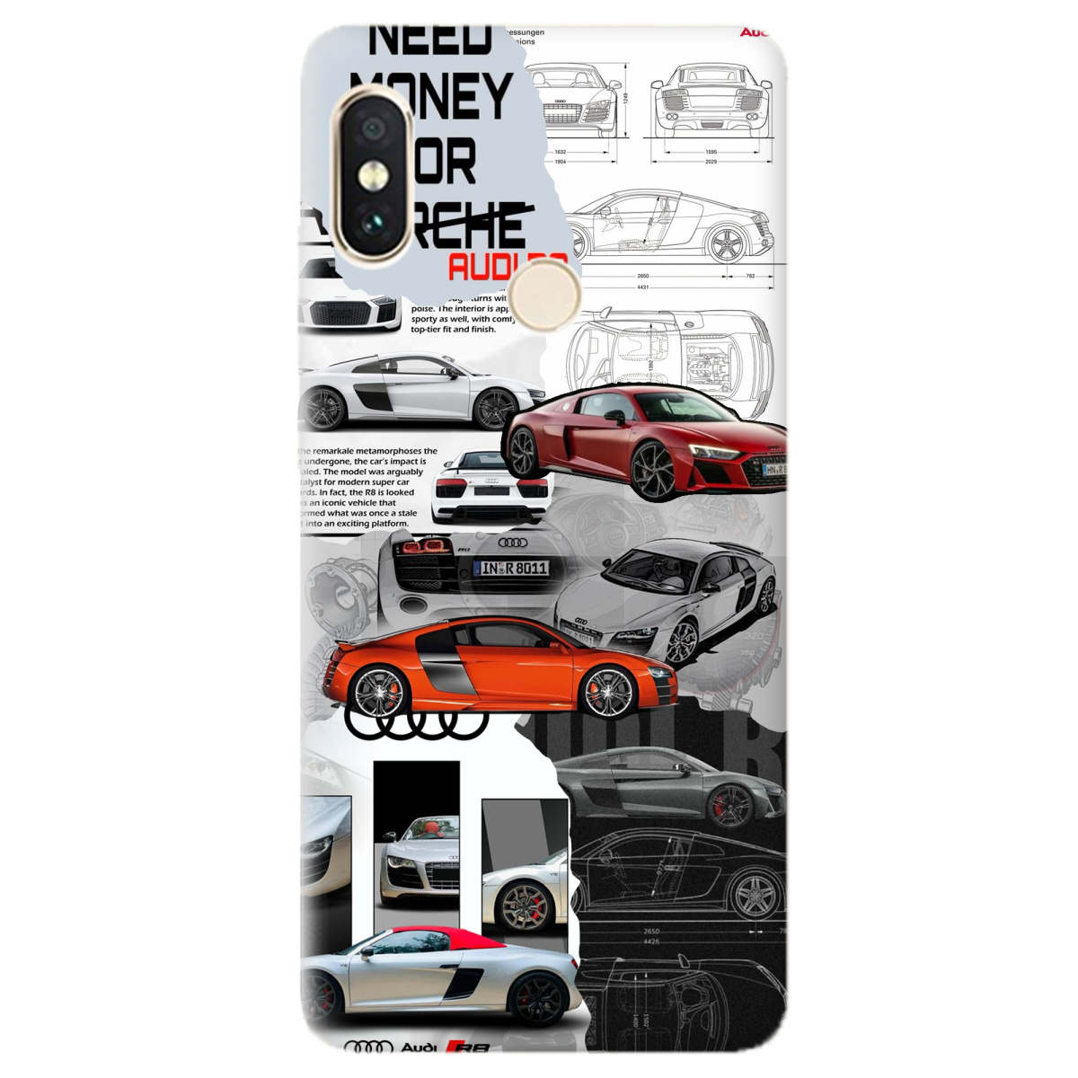 Чохол для Xiaomi Redmi Note 5 Audi - фото 1 - Чохли для телефонів