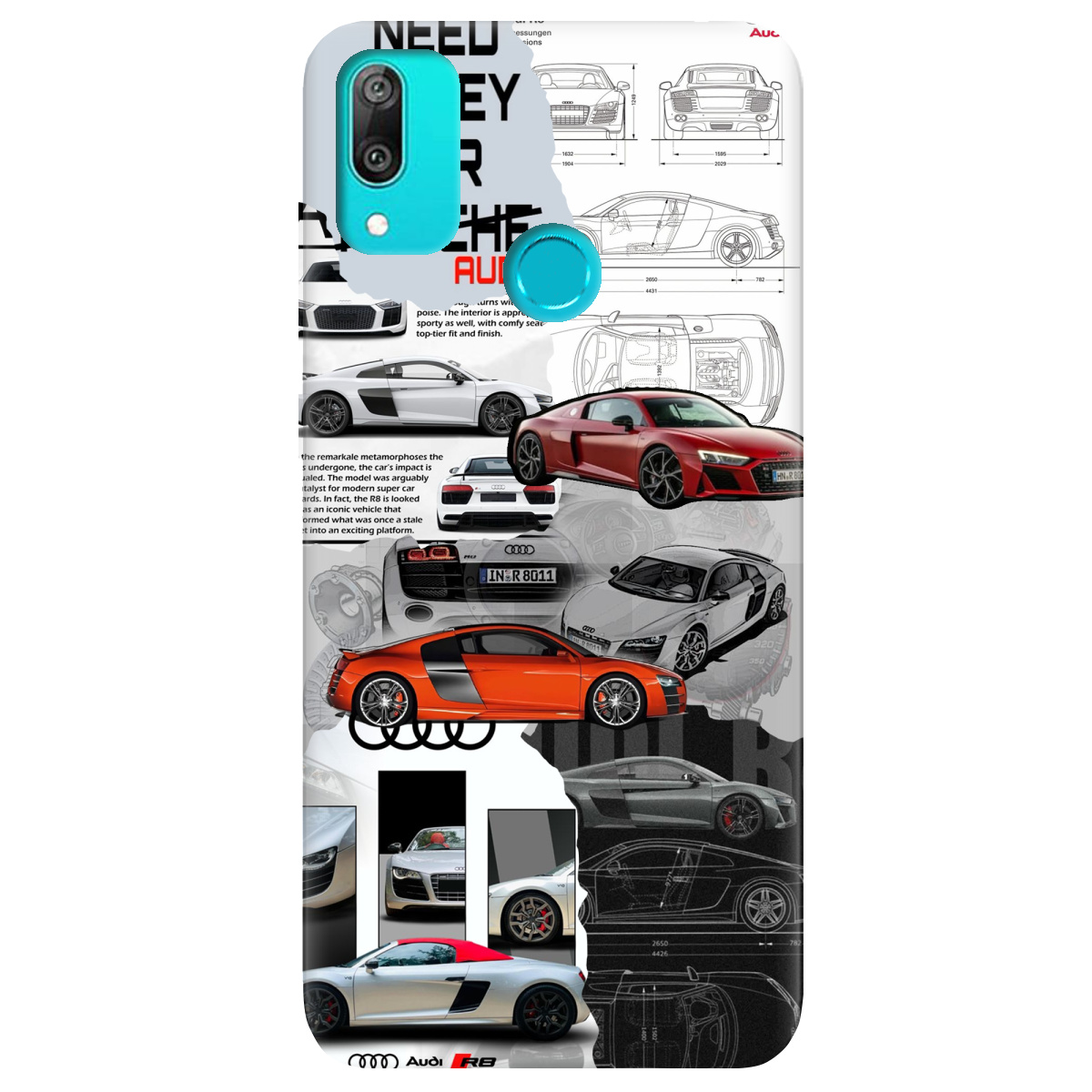 Чохол для Huawei P Smart 2019 Audi - фото 1 - Чохли для телефонів