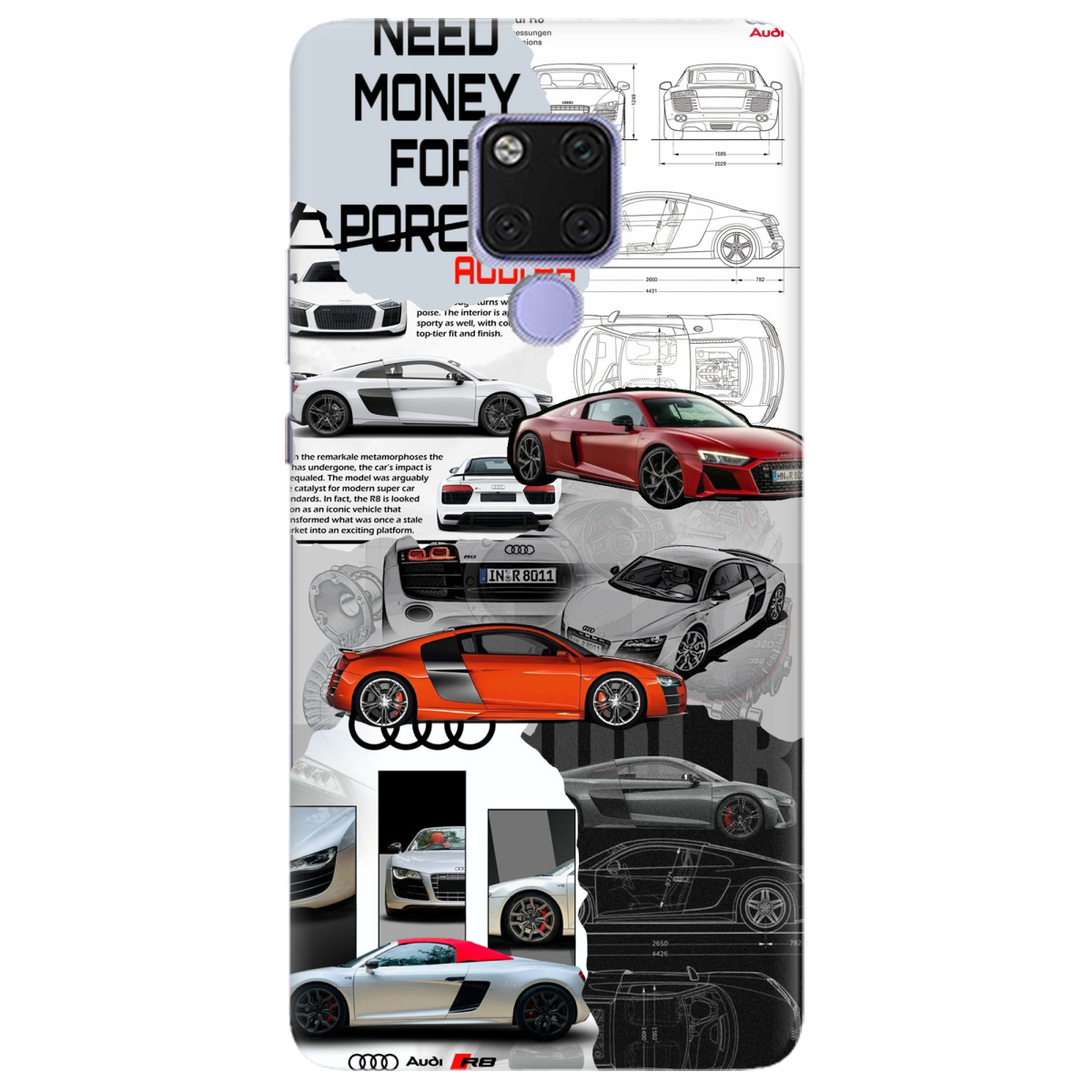 Чехол для Huawei Mate 20 Audi - фото 1 - Чехлы для телефонов