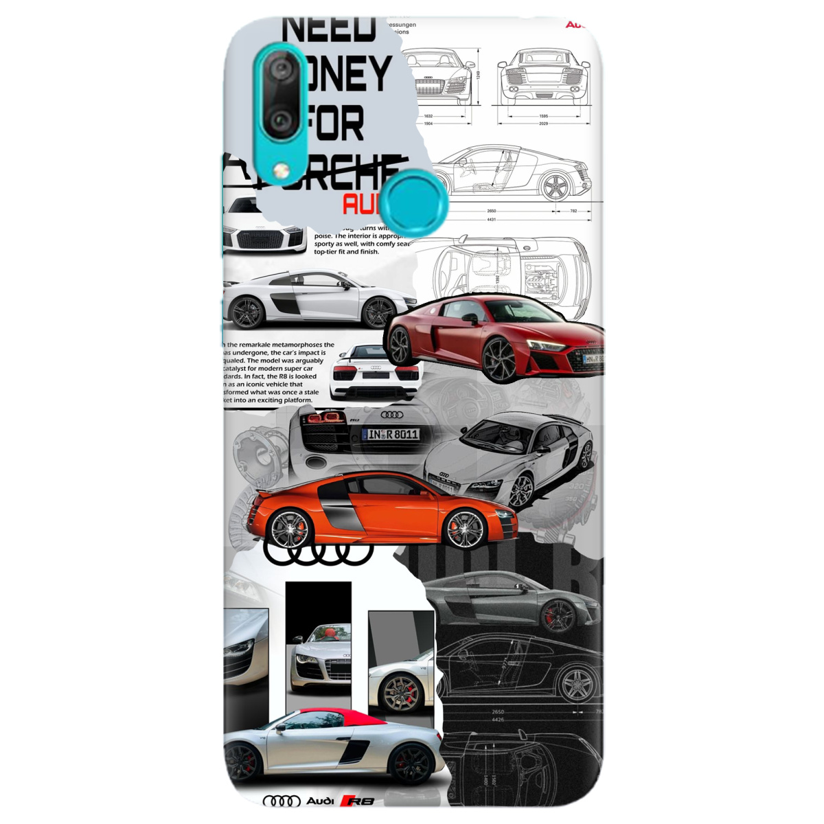 Чехол для Huawei Y7 2019 Audi - фото 1 - Чехлы для телефонов