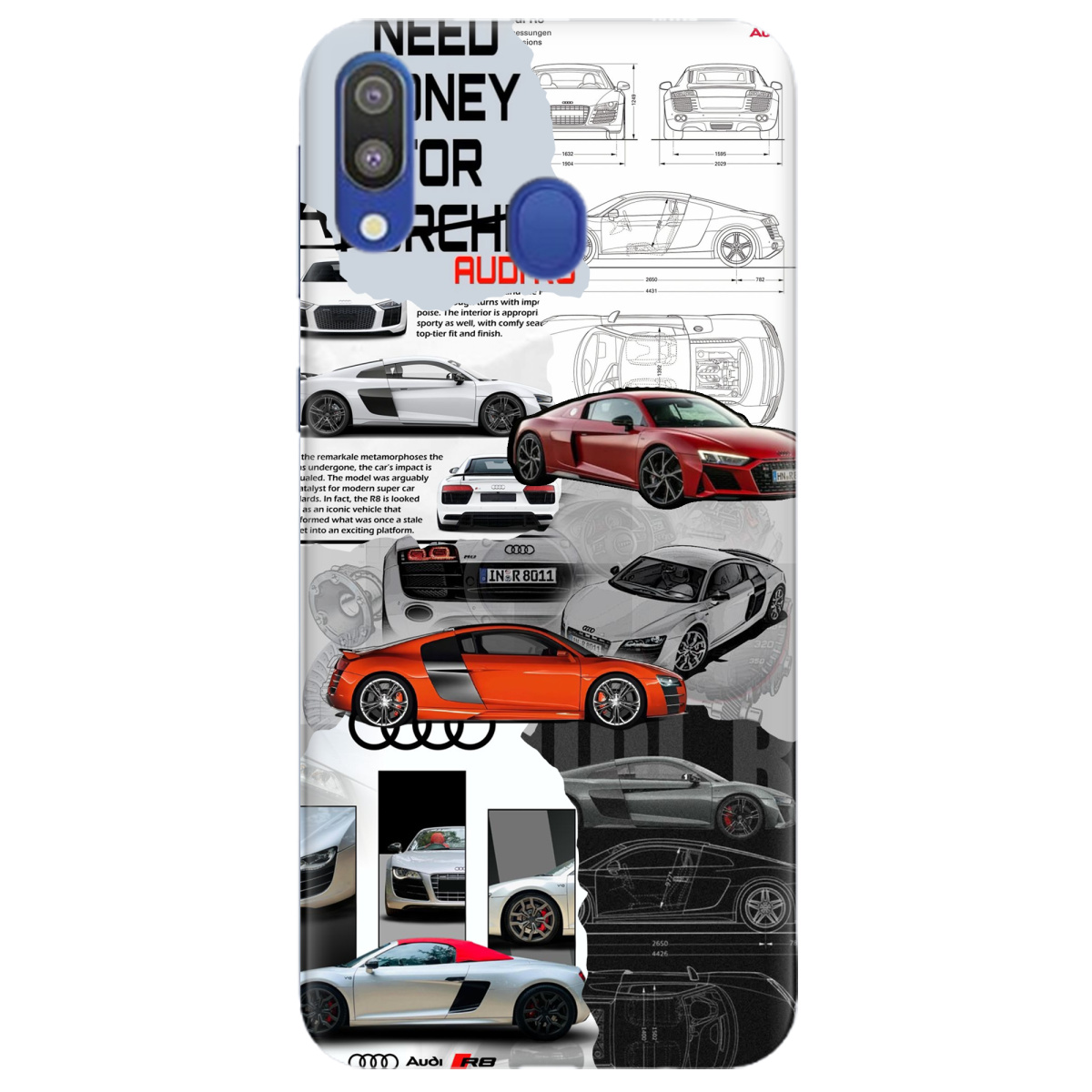 Чехол для Samsung Galaxy M20 Audi - фото 1 - Чехлы для телефонов