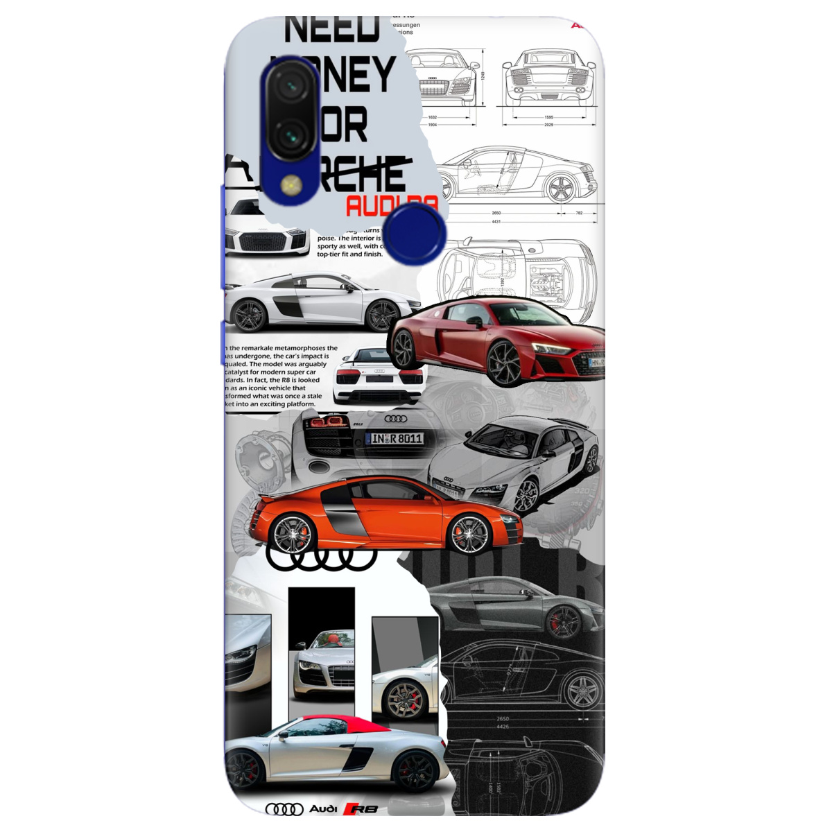 Чохол для Xiaomi Redmi 7 Audi - фото 1 - Чохли для телефонів