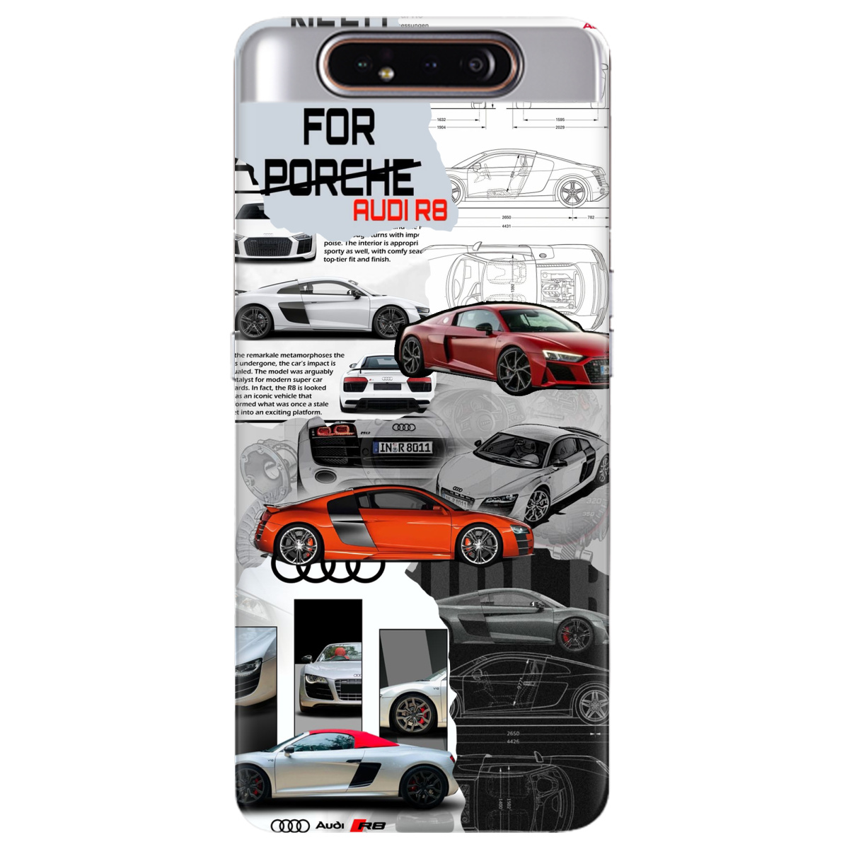 Чехол для Samsung Galaxy A80 Audi - фото 1 - Чехлы для телефонов