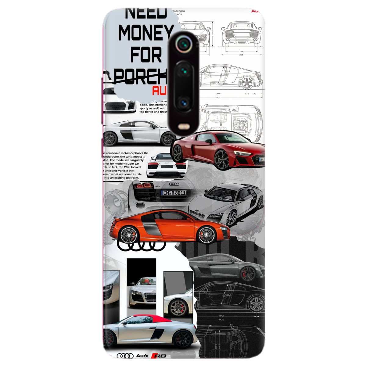 Чохол для Xiaomi Mi 9T Pro Audi - фото 1 - Чохли для телефонів