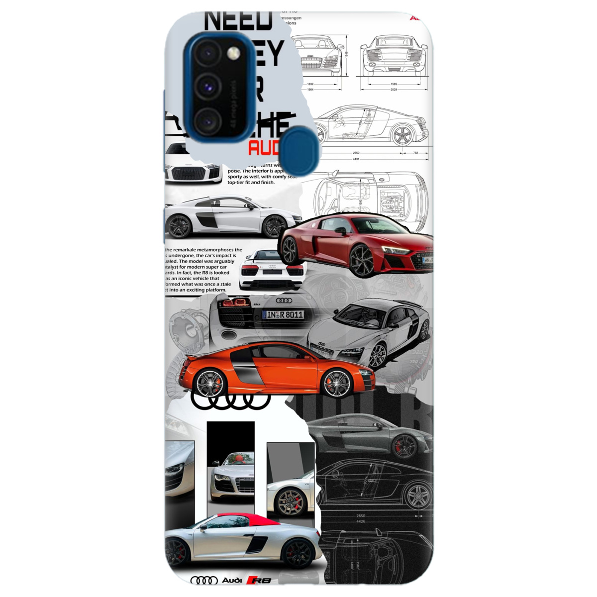 Чохол для Samsung Galaxy M30s Audi - фото 1 - Чохли для телефонів