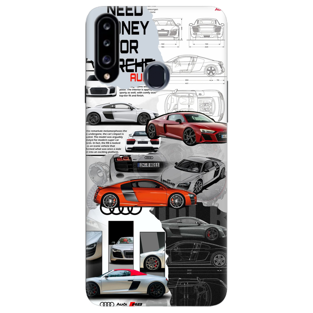 Чехол для Samsung Galaxy A20s Audi - фото 1 - Чехлы для телефонов