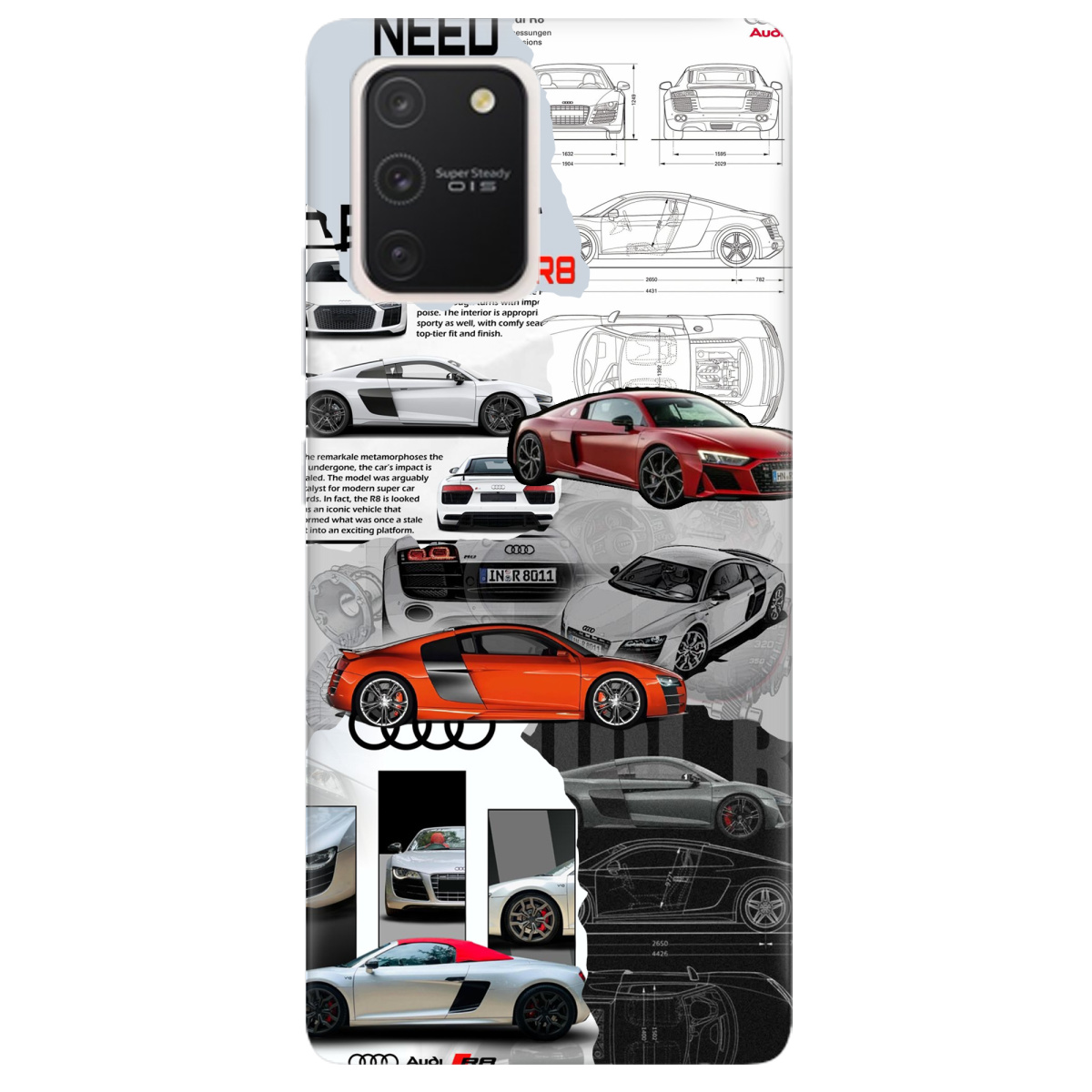 Чехол для Samsung Galaxy S10 Lite Audi - фото 1 - Чехлы для телефонов