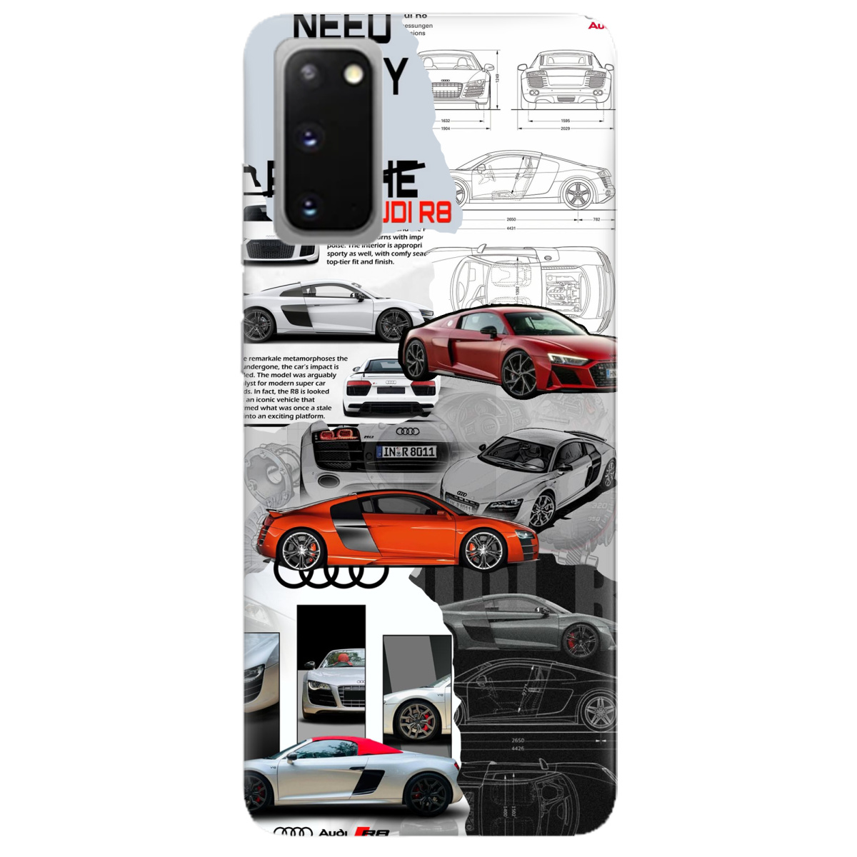 Чохол для Samsung Galaxy S20 Audi - фото 1 - Чохли для телефонів