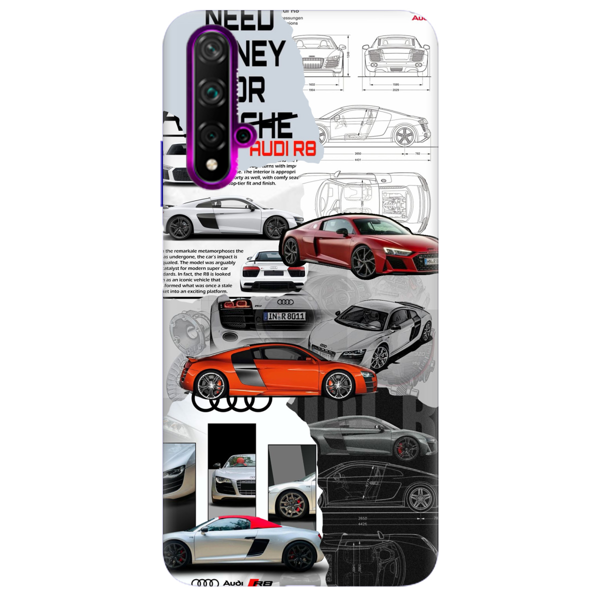 Чехол для Huawei Nova 5T Audi - фото 1 - Чехлы для телефонов