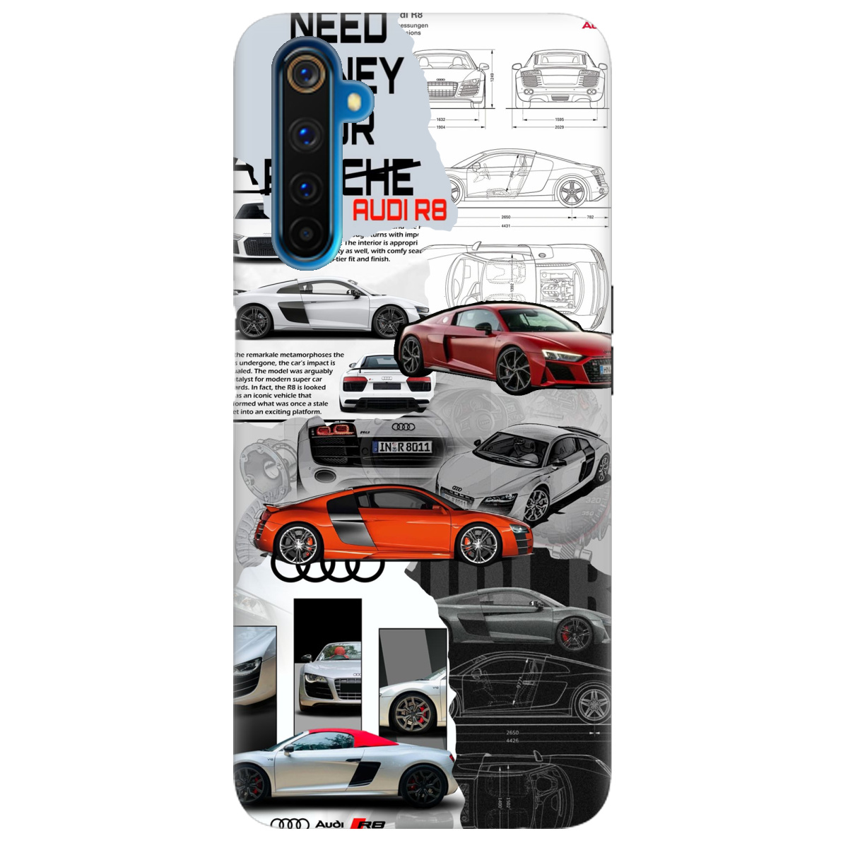 Чехол для Realme 6 Pro Audi - фото 1 - Чехлы для телефонов