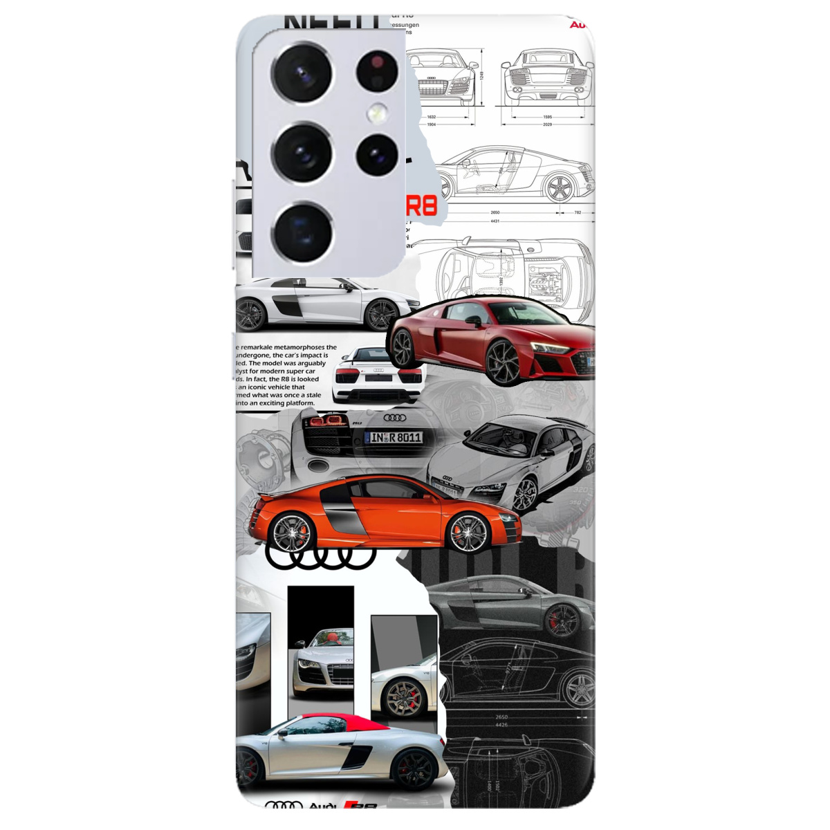 Чехол для Samsung Galaxy S21 Ultra Audi - фото 1 Чехол для Samsung Galaxy S21 Ultra Audi - фото 1 - Чехлы для телефонов