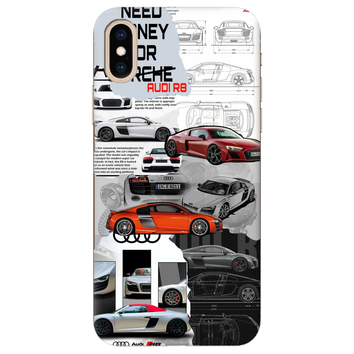 Чехол для Apple iPhone XS Max Audi - фото 1 - Чехлы для телефонов