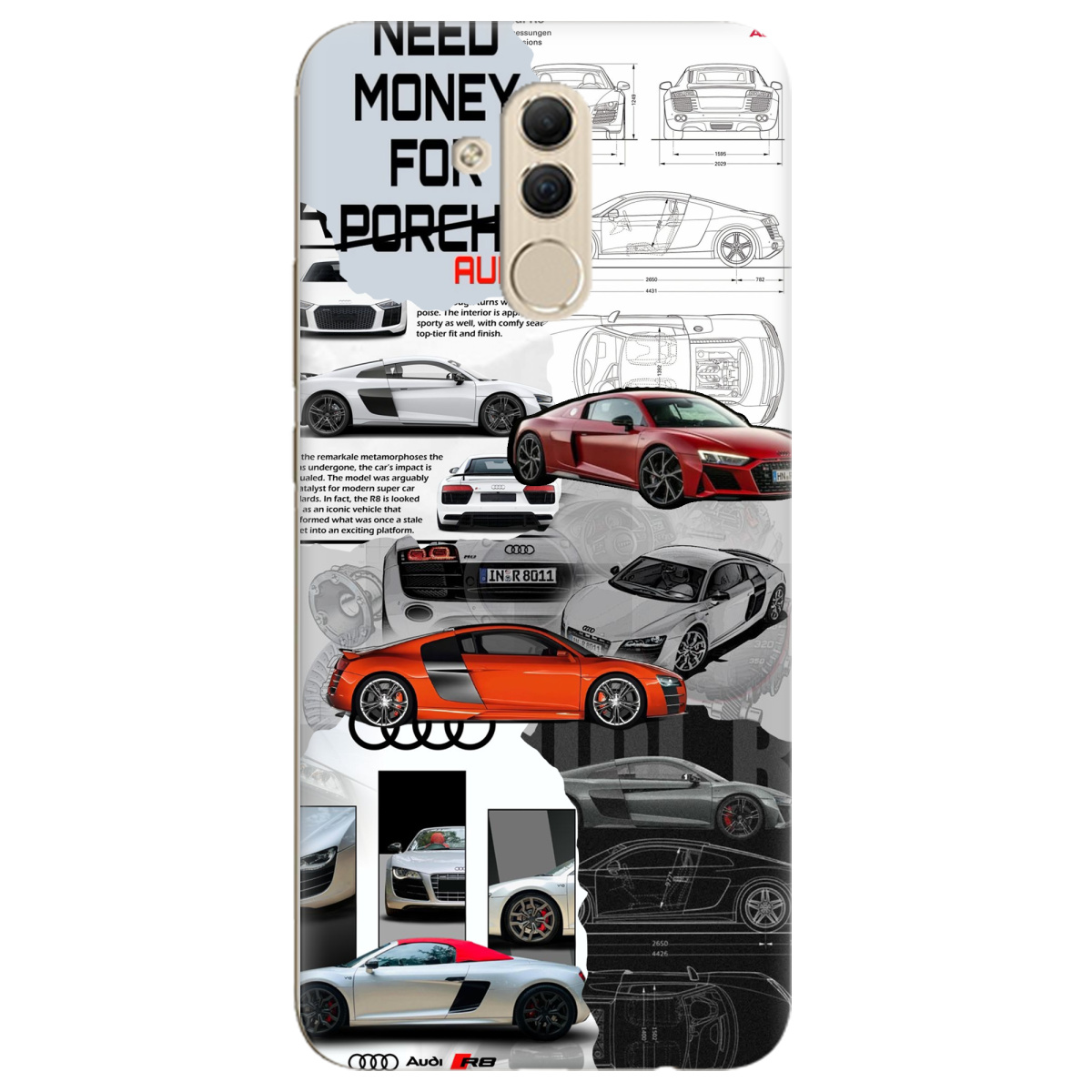 Чохол для Huawei Mate 20 Lite Audi - фото 1 Чохол для Huawei Mate 20 Lite Audi - фото 1 - Чохли для телефонів