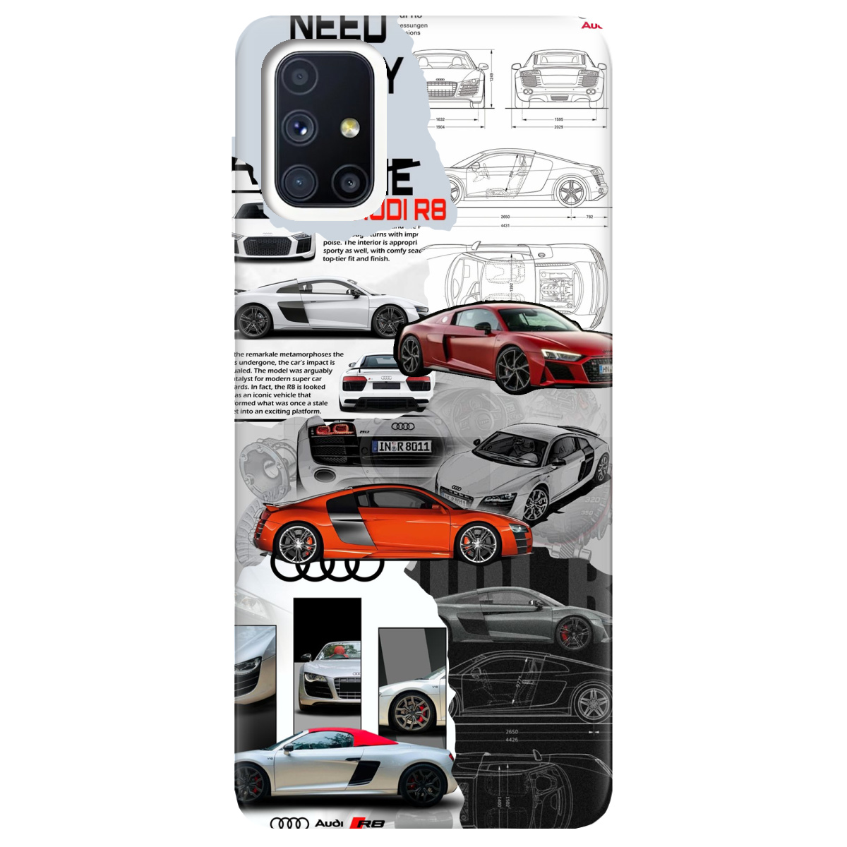 Чехол для Samsung Galaxy M51 Audi - фото 1 - Чехлы для телефонов