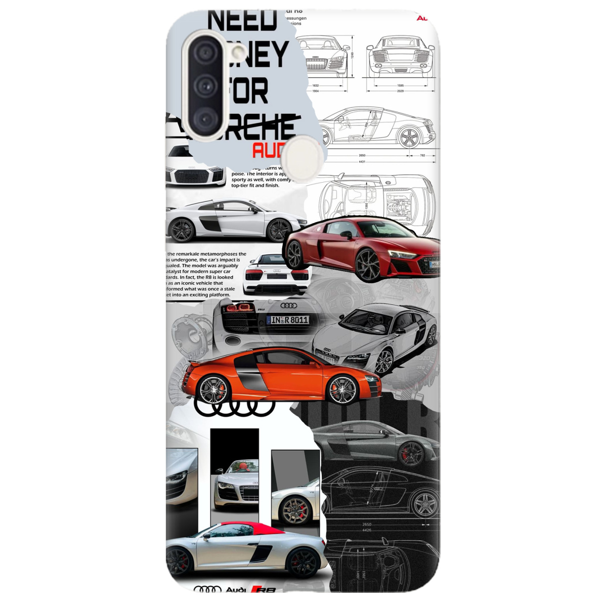 Чехол для Samsung Galaxy M11 Audi - фото 1 Чехол для Samsung Galaxy M11 Audi - фото 1 - Чехлы для телефонов
