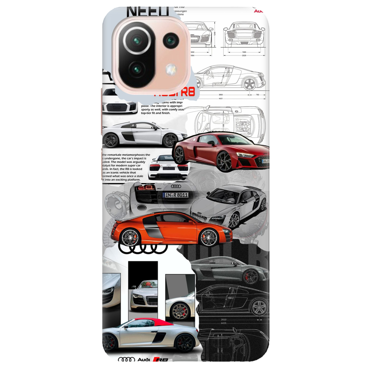 Чехол для Xiaomi Mi 11 lite Audi - фото 1 - Чехлы для телефонов