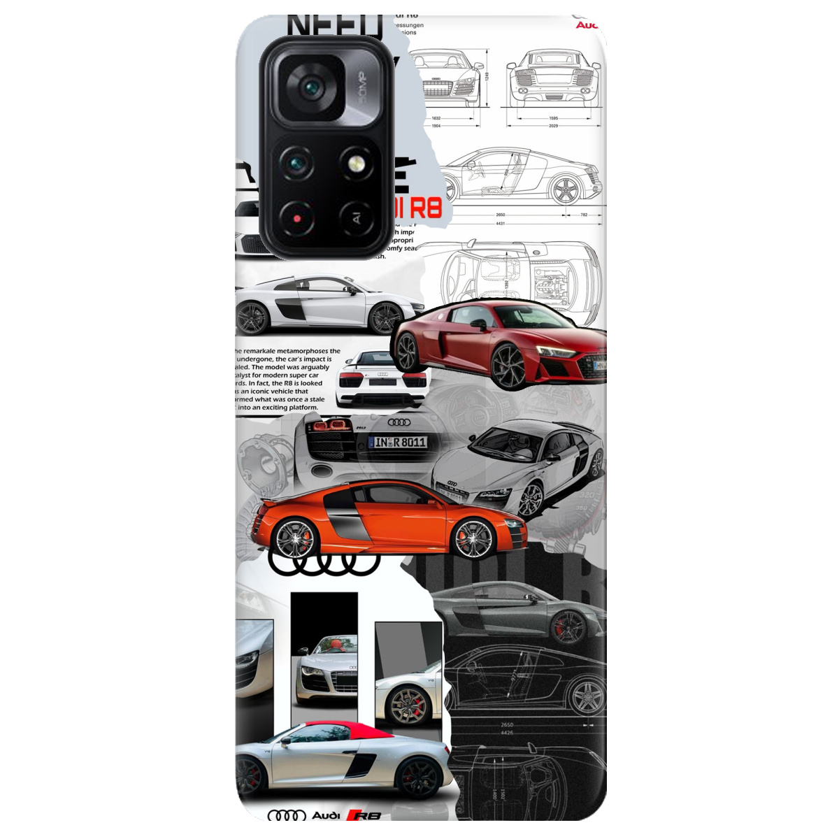 Чехол для Xiaomi Poco M4 Pro 5G Audi - фото 1 - Чехлы для телефонов