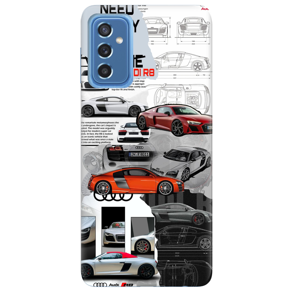 Чохол для Samsung Galaxy M52 Audi - фото 1 - Чохли для телефонів