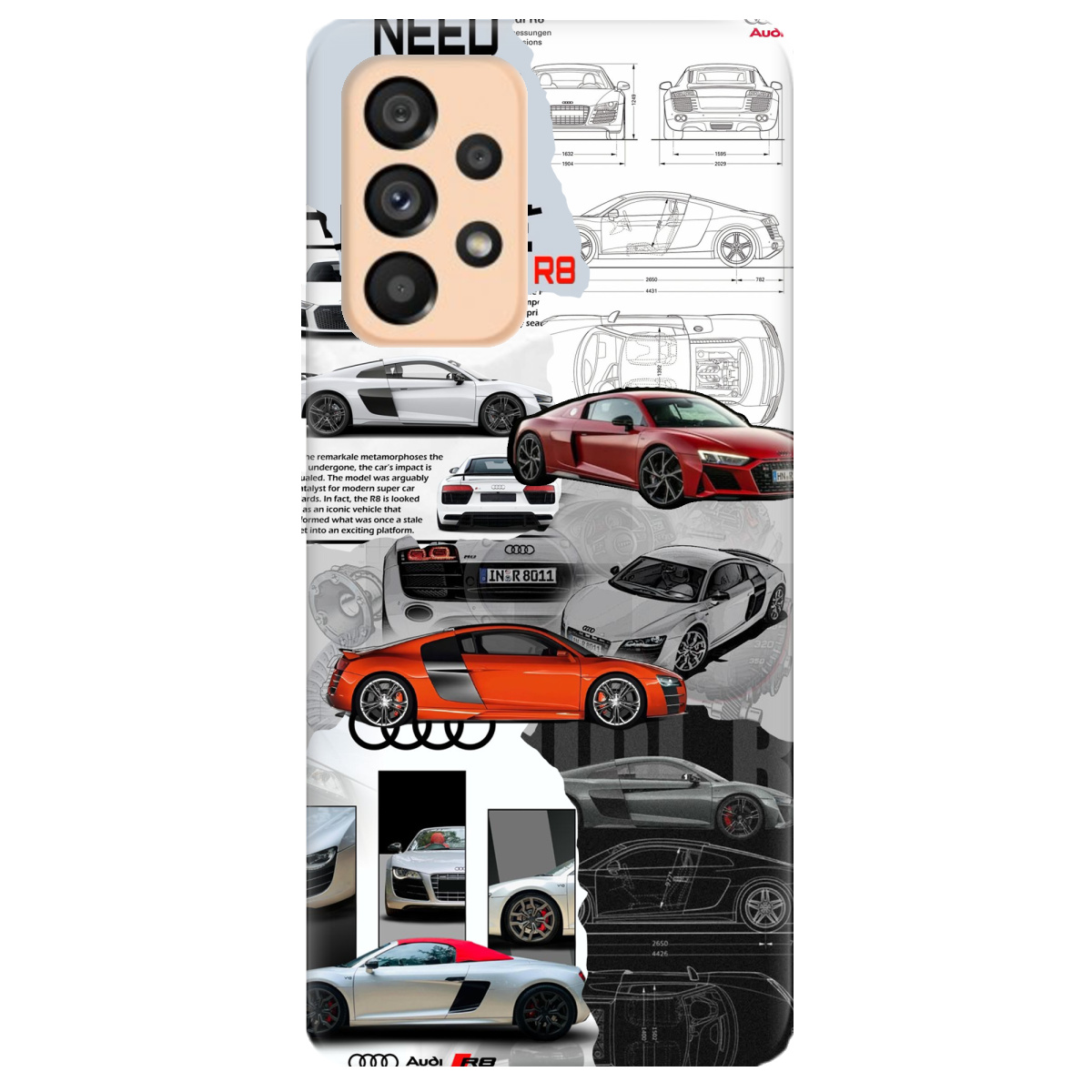 Чехол для Samsung Galaxy A53 Audi - фото 1 Чехол для Samsung Galaxy A53 Audi - фото 1 - Чехлы для телефонов