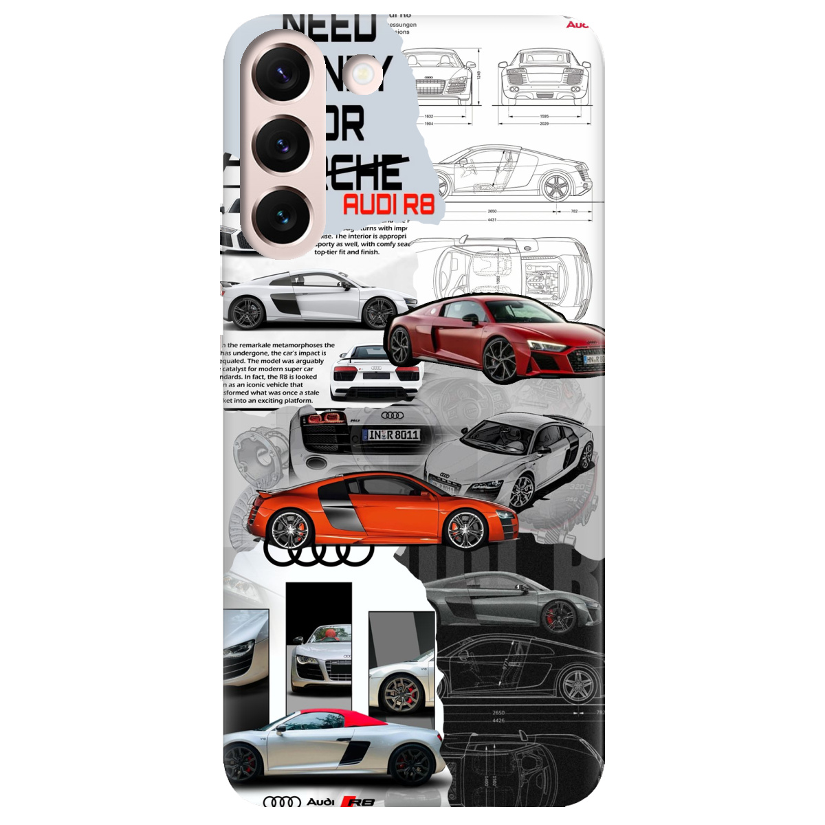 Чехол для Samsung Galaxy S22 Audi - фото 1 Чехол для Samsung Galaxy S22 Audi - фото 1 - Чехлы для телефонов