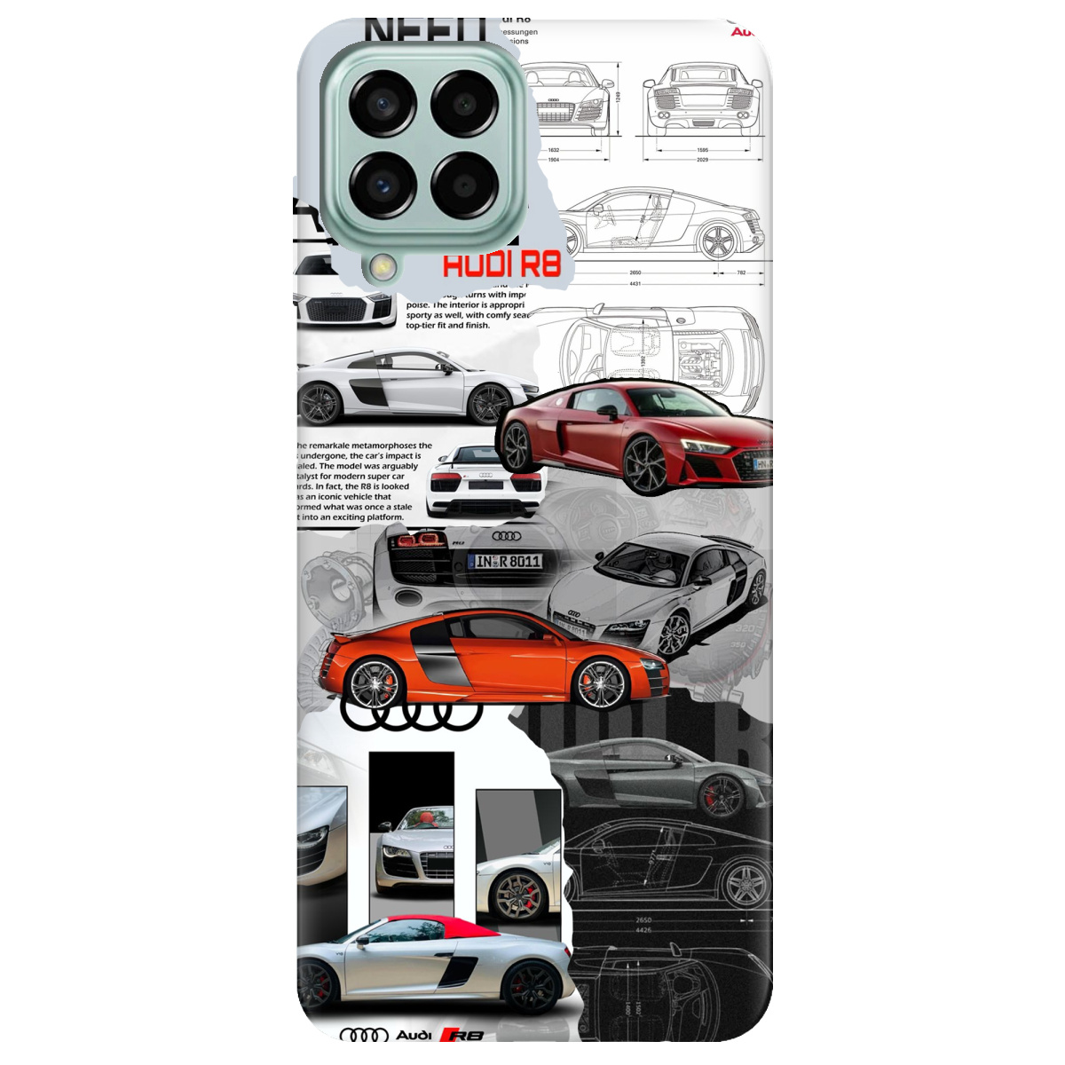 Чохол для Samsung Galaxy M33 5G Audi - фото 1 - Чохли для телефонів