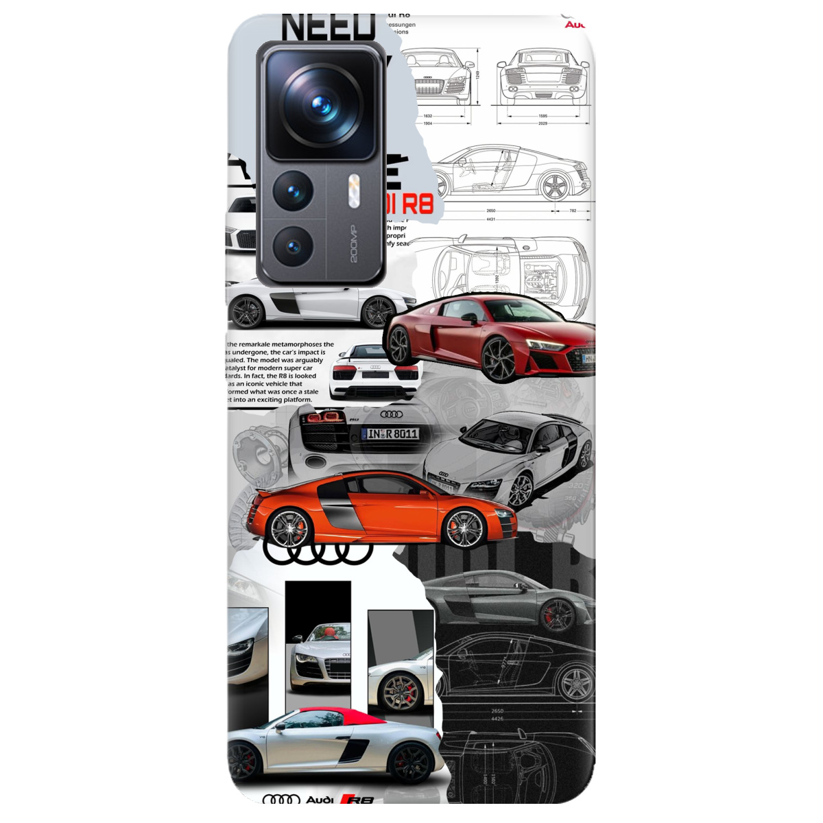 Чехол для Xiaomi 12T Audi - фото 1 - Чехлы для телефонов