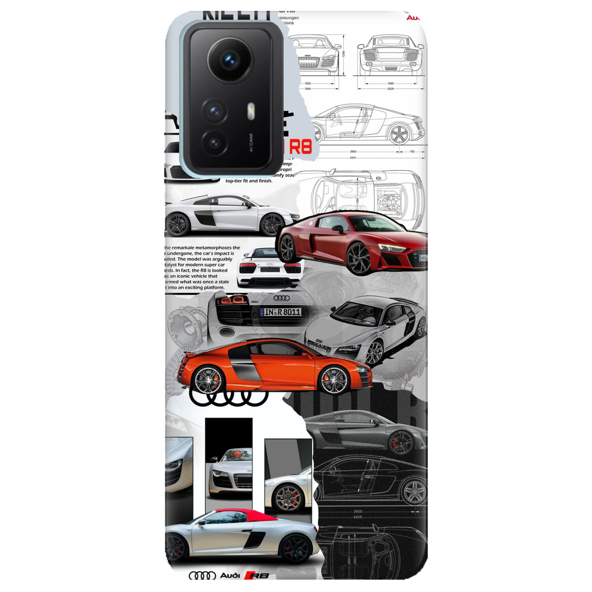 Чохол для Xiaomi Redmi Note 12s Audi - фото 1 - Чохли для телефонів