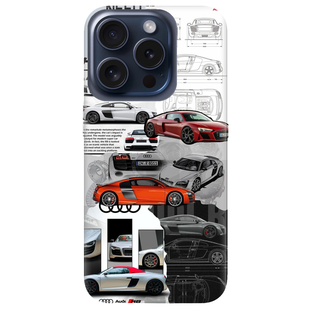 Чехол для Apple iPhone 15 Pro Max Audi - фото 1 - Чехлы для телефонов